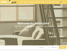 Tablet Screenshot of lemonguest.com